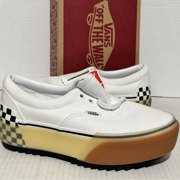 VANS Era Stacked Laced Platform Shoes - Picture 5 of 8